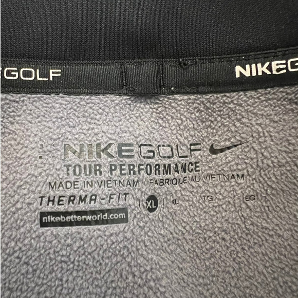 Nike Golf Men's Tour Performance Therma-Fit Jacket Size XL in Gray and Black - Picture 3 of 5